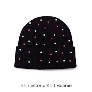 Rhinestone Knit Beanie